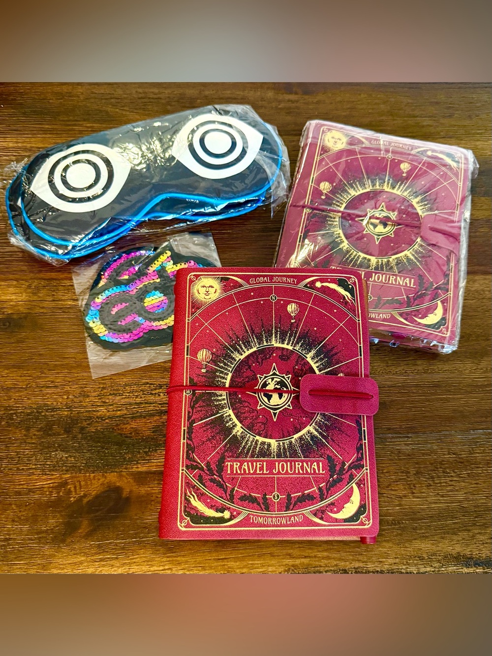 Tomorrowland EDM Festival Global Journey - 2X Travel Journal Pen Eye Mask 2023
